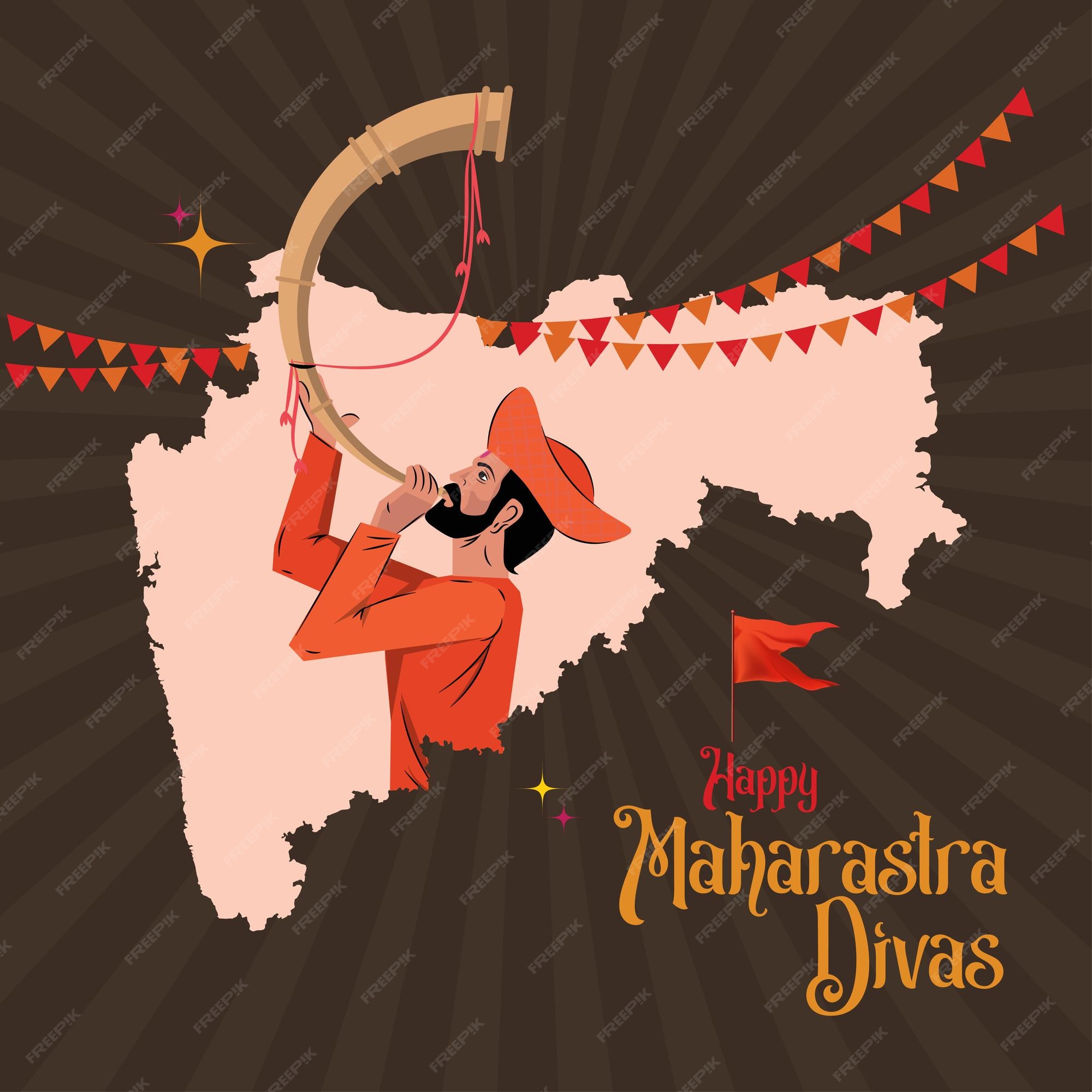 premium-vector-happy-maharashtra-day-celebrations-mavala-with-tutari