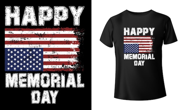 Happy Memorial Day Vector TShirt Design