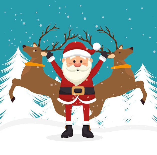 happy merry christmas isolated icon design