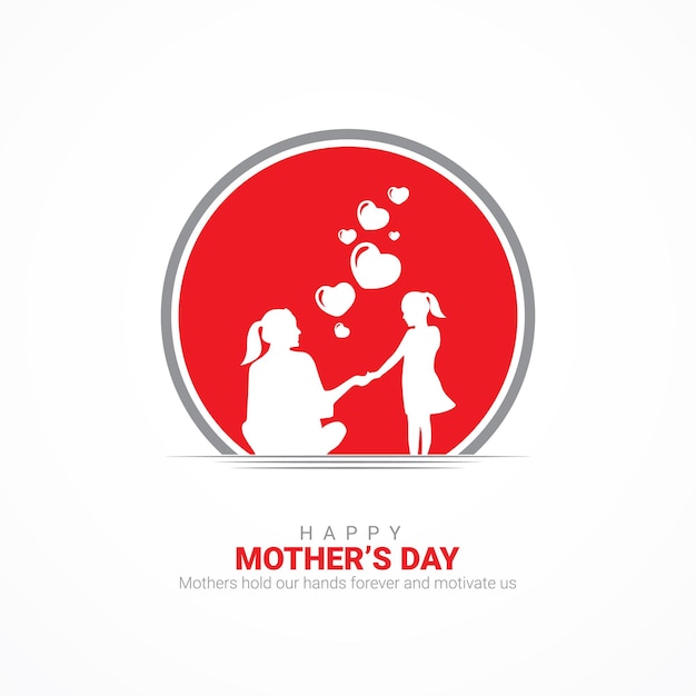 Happy Mother Day 3D Illustration