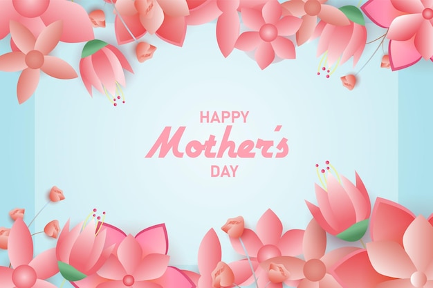 Happy Mother Day Gradient background