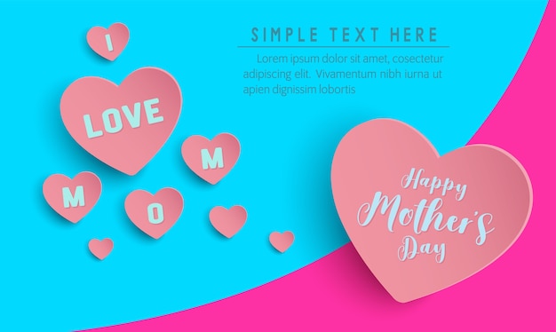 Happy mother's day banner