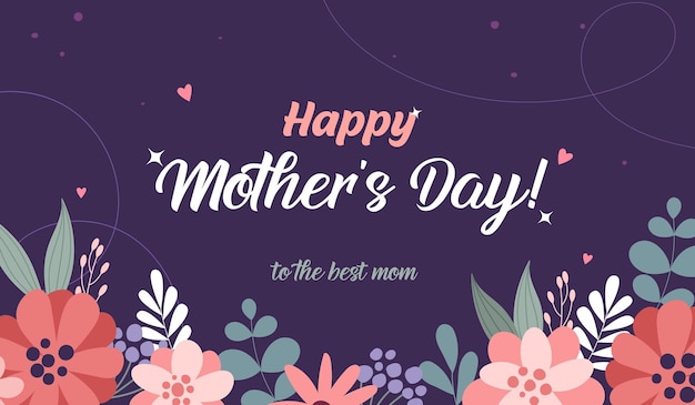 Happy mother's day greeting card