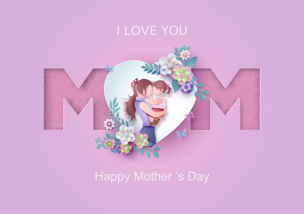  Happy Mother's day greeting card. 