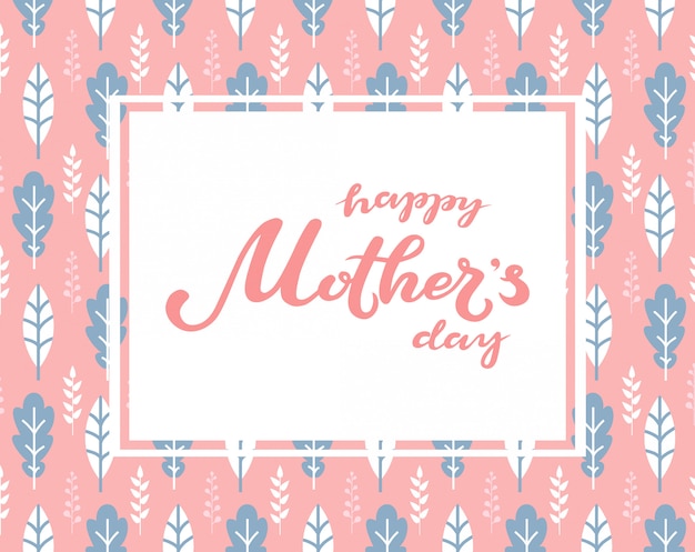 Happy mother's day greeting card