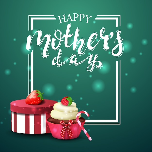 Happy mother's day greeting green card