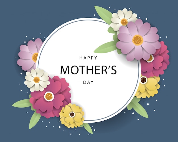 Vector happy mother's day illustration