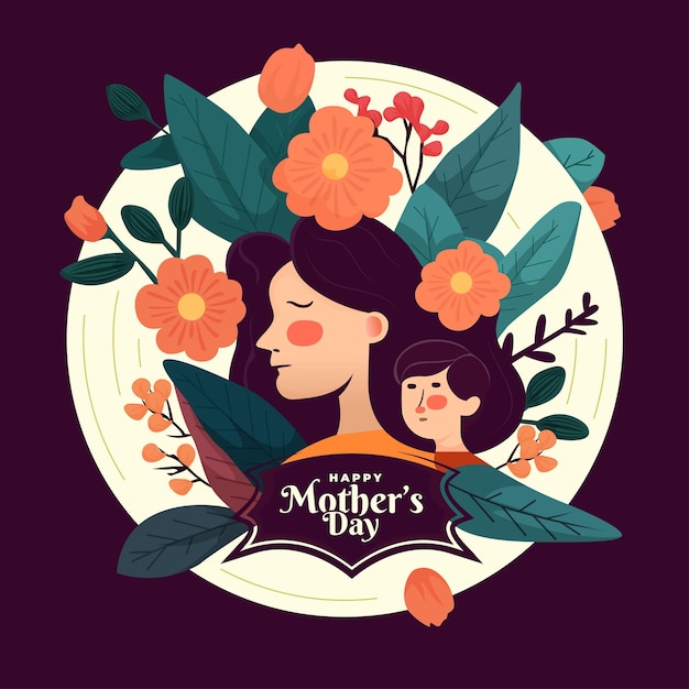 Vector happy mother's day social media post design template