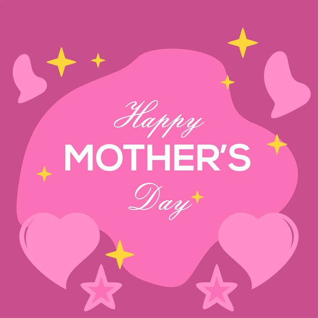 Vector happy mother's day wallpaper