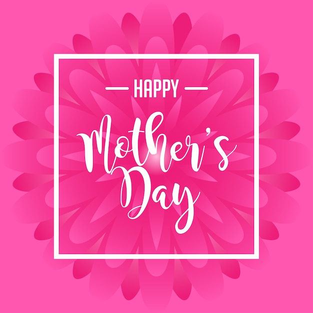 Vector happy mother's day