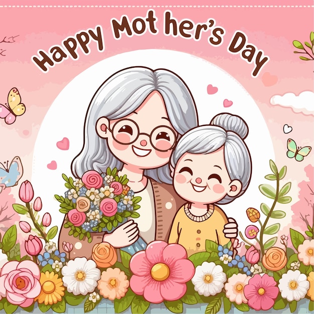 Happy Mothers Day background design