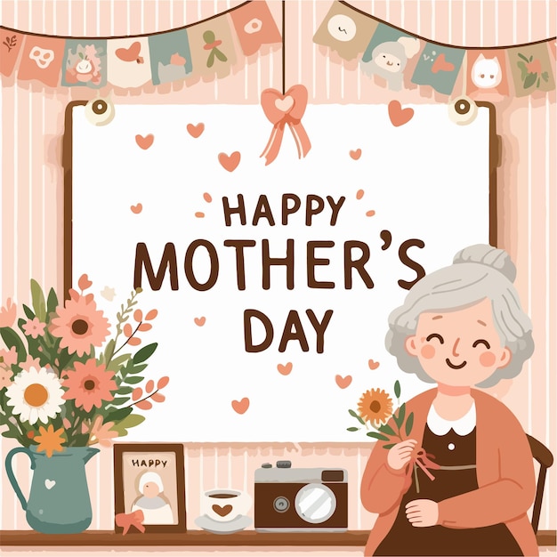 Happy mothers day background design