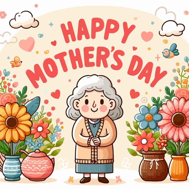 Happy Mothers Day background design