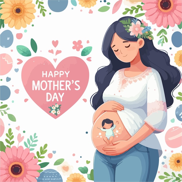 Happy Mothers Day background design