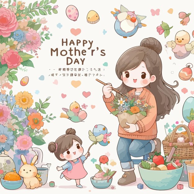 Happy Mothers Day background design