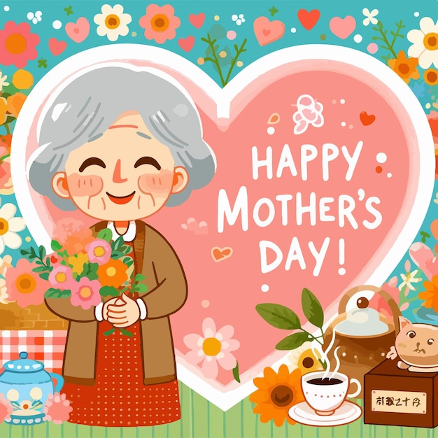 Happy Mothers Day background design