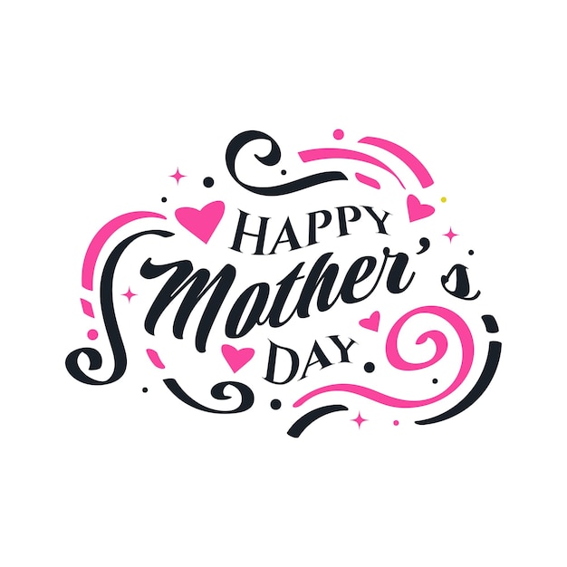 Happy Mothers Day belettering