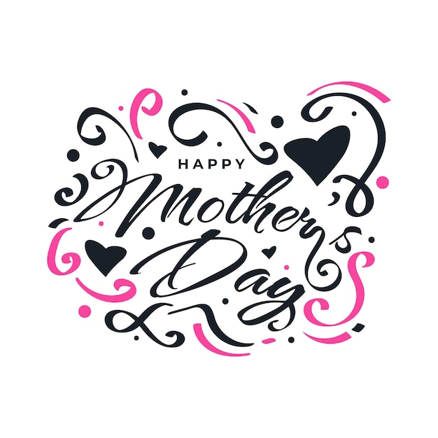 Happy Mothers Day belettering