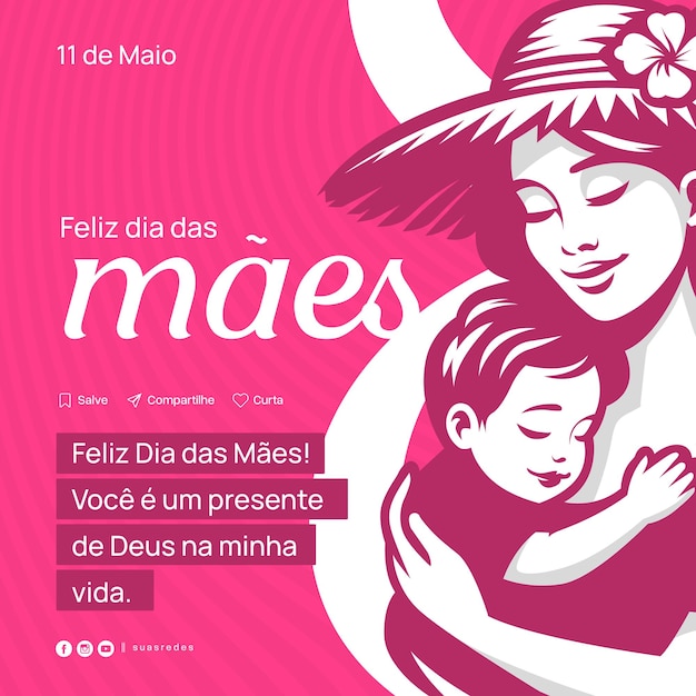 Happy Mothers Day in Brazil