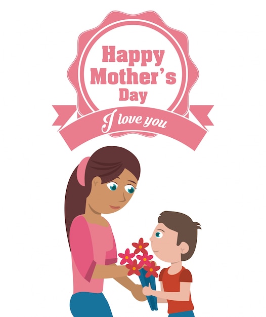 Happy mothers day card