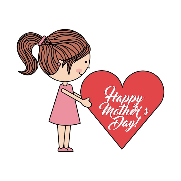 Vector happy mothers day card