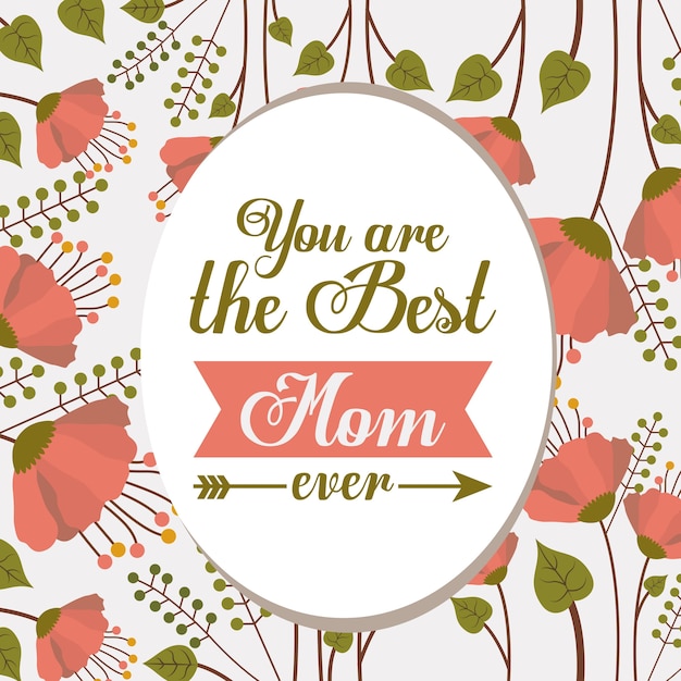 Vector happy mothers day design