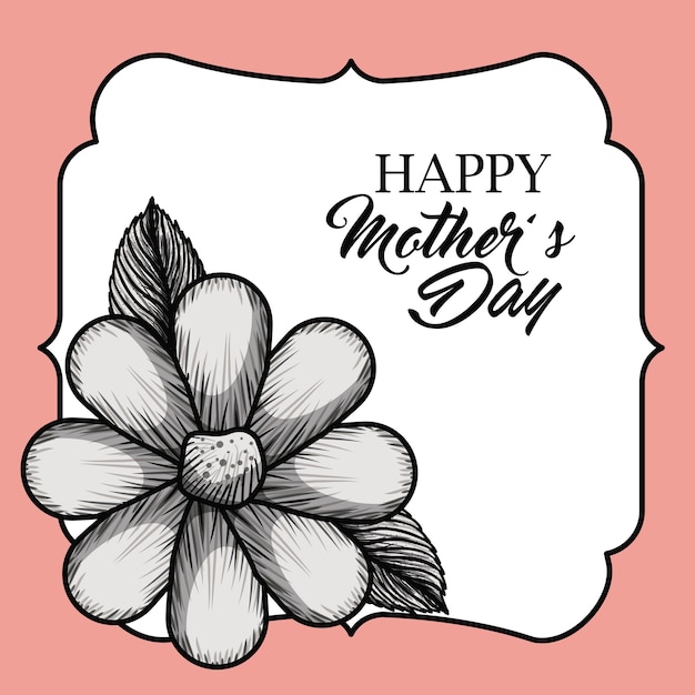 Vector happy mothers day design