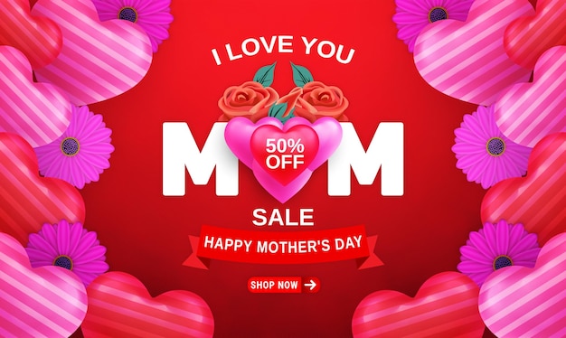 Happy Mothers Day Elegant Unique Social Media Post Instagram Banner Template