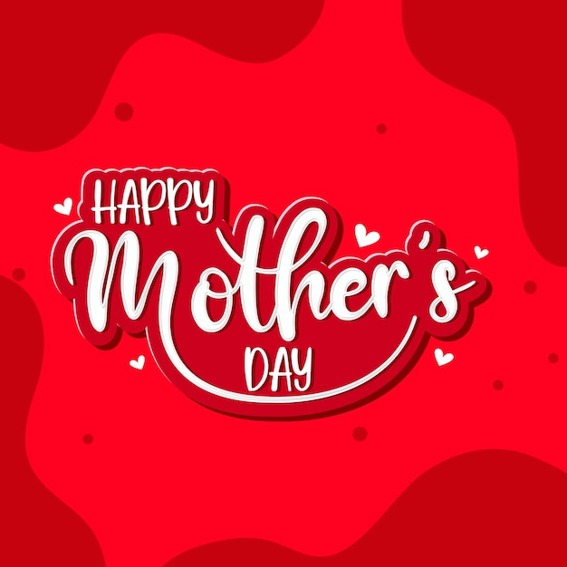 Vector happy mothers day illustration vector