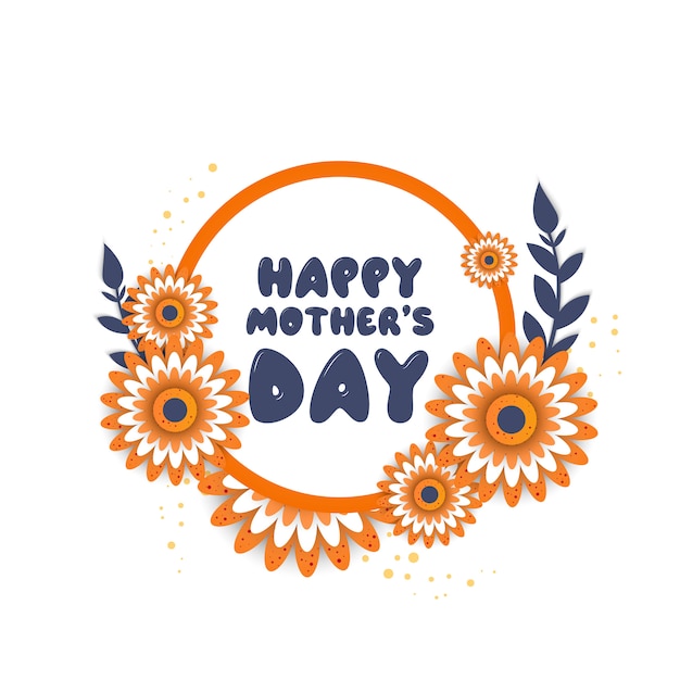 Happy mothers day illustrazione