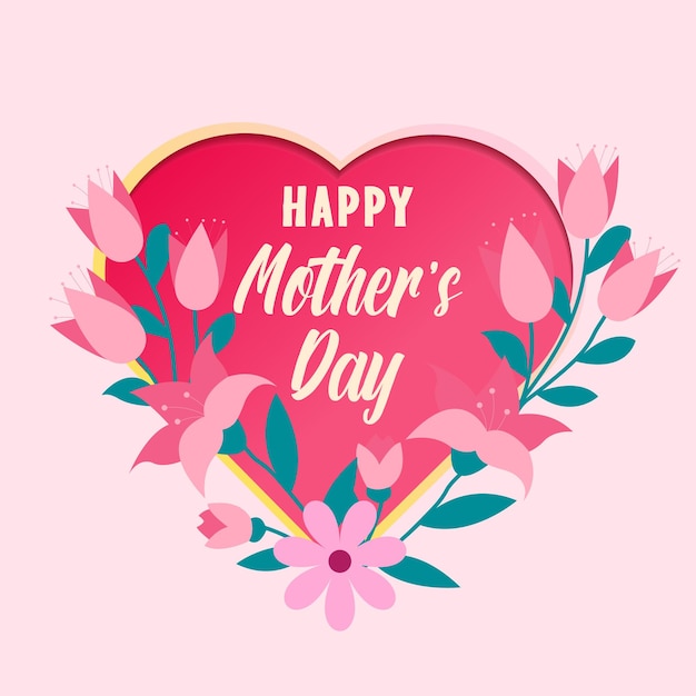 Happy mothers day illustrator background