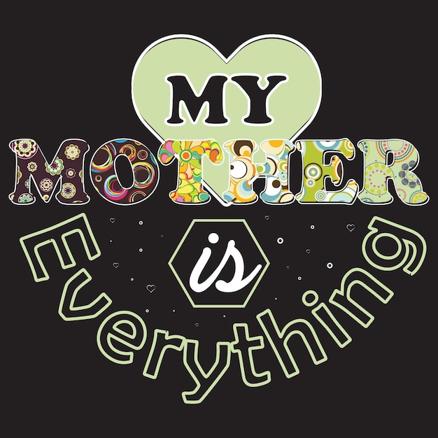 Vector happy mothers day mothers day t shirt design