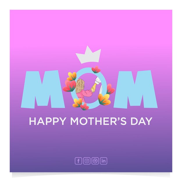 Happy mothers day post for instagram