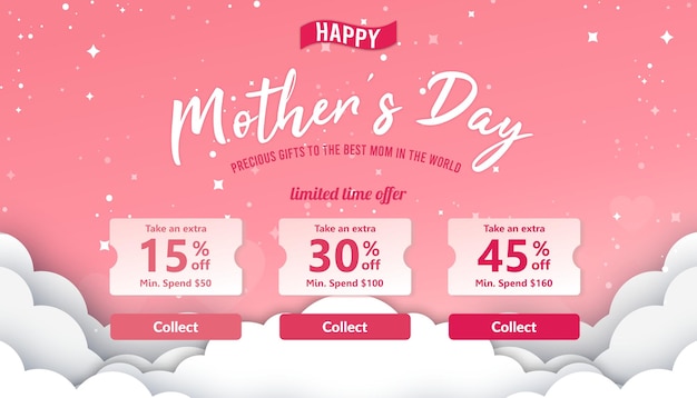 Happy mothers day sale template