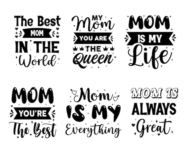 Happy Mothers day typografie citaten Vakantie belettering Moderne penseelkalligrafie