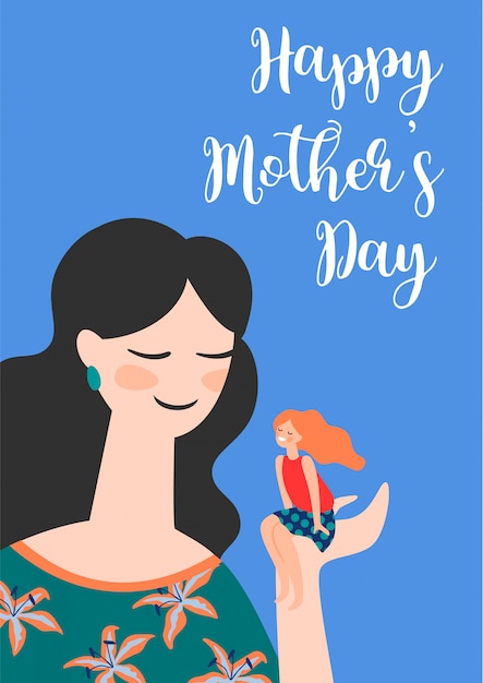 Buona festa della mamma. illustrazione vettoriale