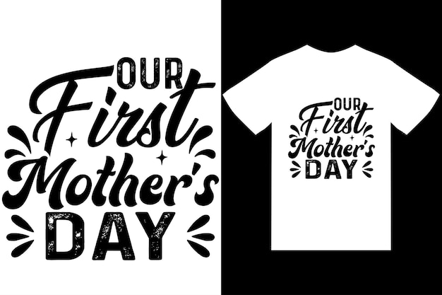 Vector happy mothers day vector t shirt