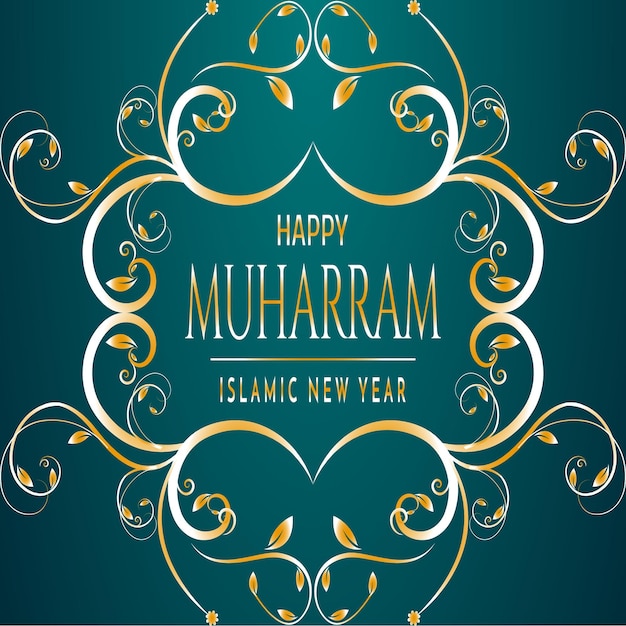 Premium Vector | Happy mubaram new year template