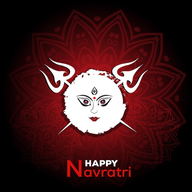 Happy Navratri banner design