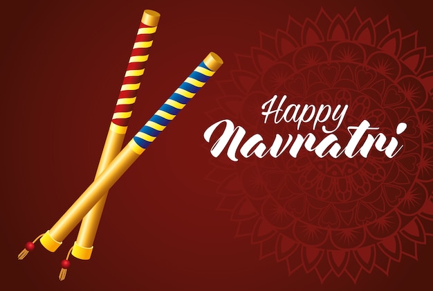 해피 Navratri 축하 카드