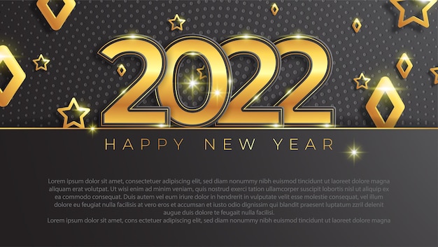 Happy new 2022 year background