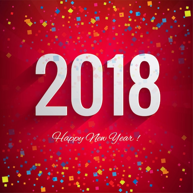 Happy New Year 2018 Background