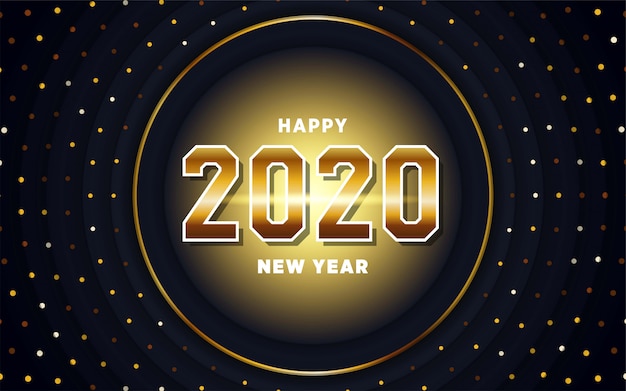 Happy new year 2020 background