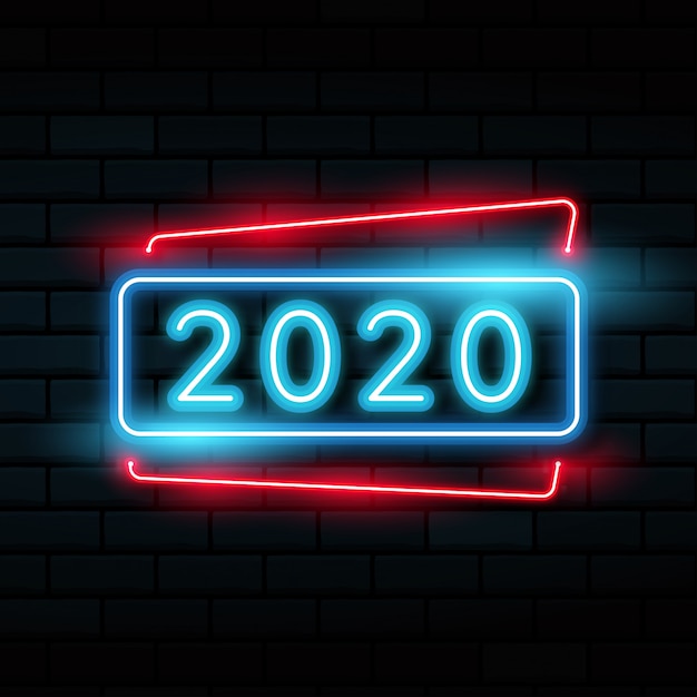 Happy new year 2020 background