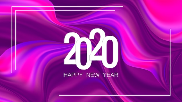 Happy new year 2020 holiday .