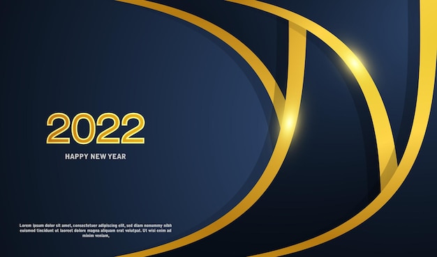 Fondo astratto del buon anno 2022