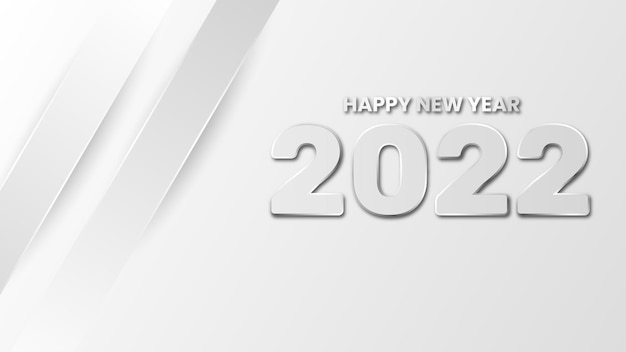 Happy new year 2022 background banner