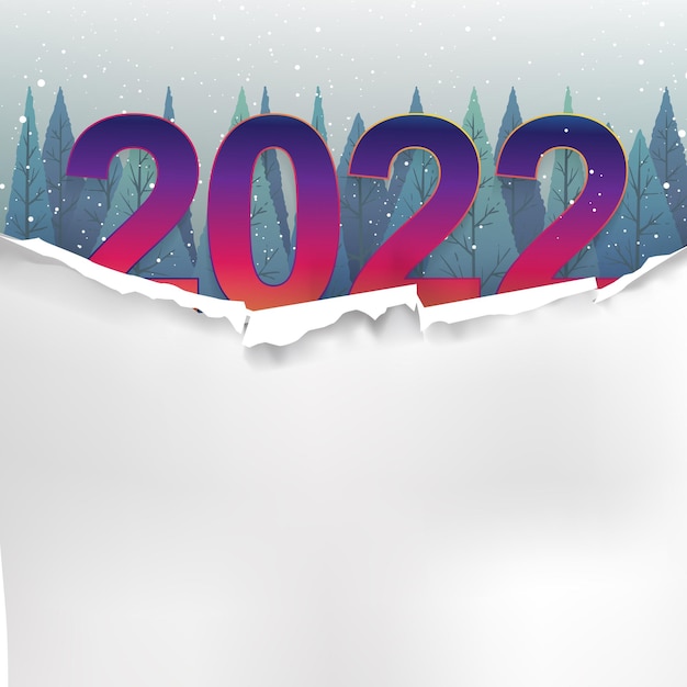 Вектор С новым годом 2022 фон