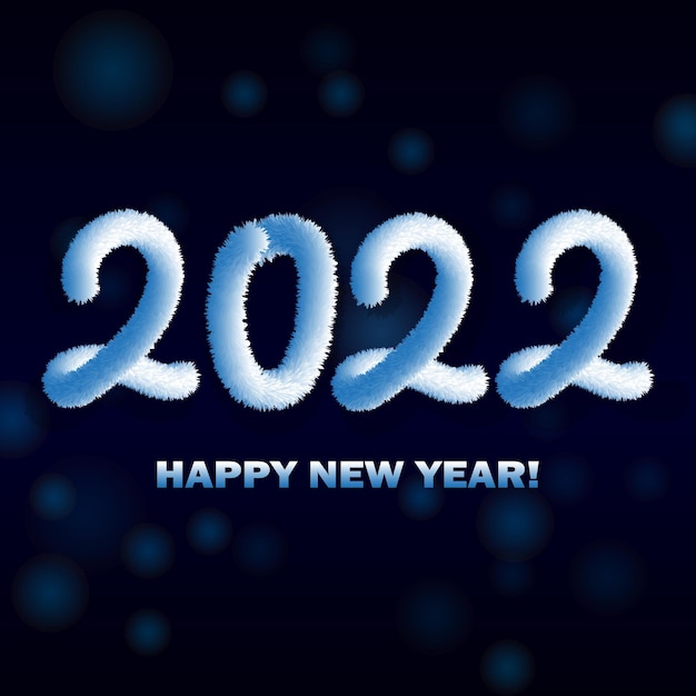 Happy New Year 2022, Christmas Holiday, Web Banner - 벡터