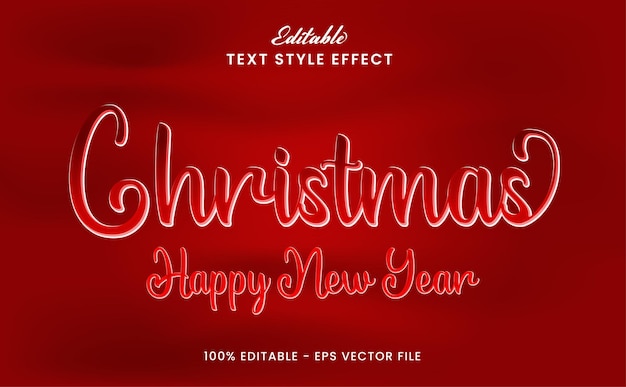 Happy new year 2022 editable text effect premium vector